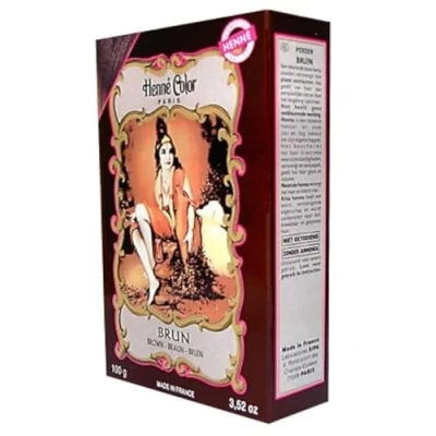 Abbildung von Henné Color Haarfarbe Natürliches Henna Pulver (verschiedene Farben), aus Pflanzenextrakten.