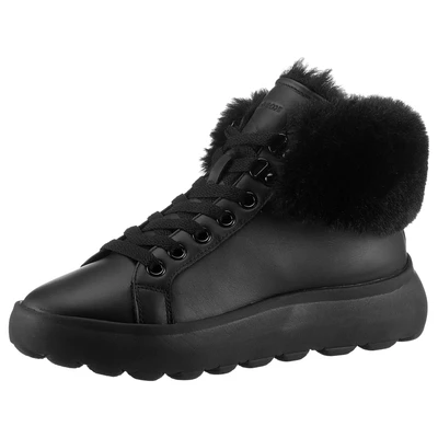 Abbildung von Geox D SPHERICA Winterboots High Top Sneaker, Schnürboots, mit Plateausohle