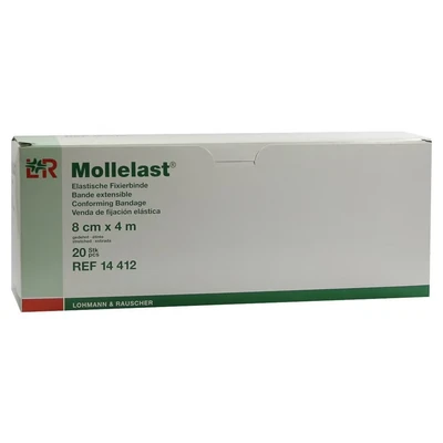 Abbildung von Mollelast Binden 8 cmx4 m einzeln verpac 20 St