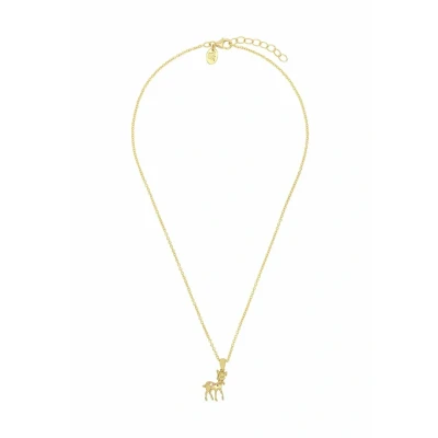 Abbildung von Prinzessin Lillifee Kette mit Anhänger 925 Sterling Silber Mädchen Kinder Halsschmuck, 35+3 cm, Rosa, Rehkitz, Kommt in Schmuck Geschenk Box, 2038748