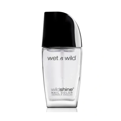 Abbildung von Wet n Wild, Wild Shine Nail Color, Nagellack ohne Formaldehyd, Toluol und Phthalate, langanhaltende Formel die schnell trocknet, Clear Protector