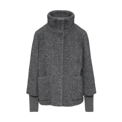Abbildung von s.Oliver BLACK LABEL Outdoorjacke kurz, mit extra hohem Kragen