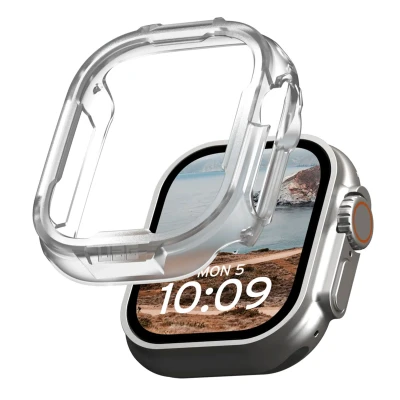 Abbildung von URBAN ARMOR GEAR Scout Case für Apple Watch Ultra/Watch Ultra 2 (49mm) Hülle (Sturz und stoßsicher, nach US Militärstandard, Displayschutz) Ice
