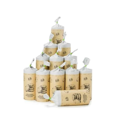 Abbildung von KoRo Bio Vollkornreiswaffeln 7 Saaten 12 x 120 g knusprig, perfekt für unterwegs, nur 26 Kalorien pro Stück
