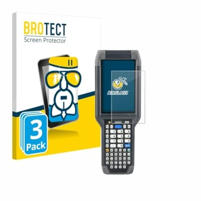 Abbildung von BROTECT Schutzglas für Honeywell Dolphin CK65 (3 Stück) Schutzfolie Panzer Folie Glas [Extrem Kratzfest 9H, Anti Fingerprint, Ultra Transparent]