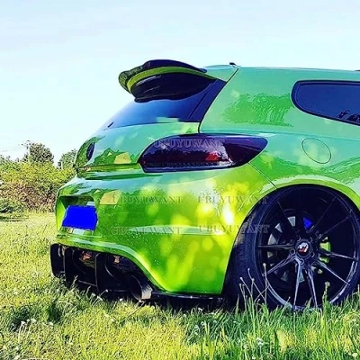 Abbildung von Auto ABS Heckspoiler Für VW Scirocco Standard 2008 2017, Kofferraumspoiler Autodach Rear Spoiler Lippe Styling Karosserie Tuning Ersatz Umbauzubehör