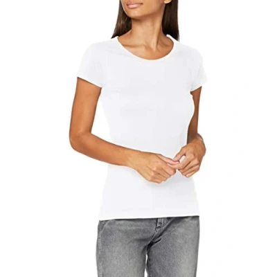 Abbildung von Build Your Brand Damen By086 ladies Merch T Shirt, Weiß, 5XL EU