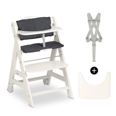 Abbildung von Hauck Hochstuhl Beta+, White, FSC® schützt Wald weltweit