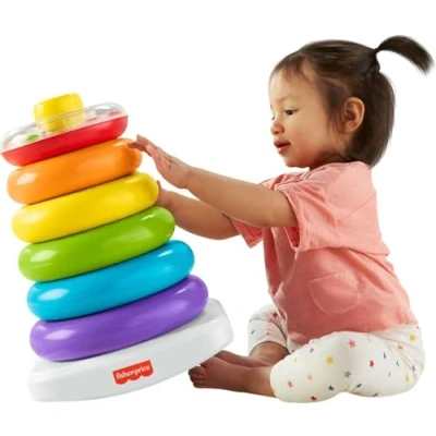 Abbildung von Fisher Price Gigantische Farbring Pyramide Spielzeug für Kinder, Größe: One Size, Multicolor
