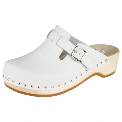 Abbildung von Berkemann Clogs, Damen, Größe: 37, Weiß Schuhe