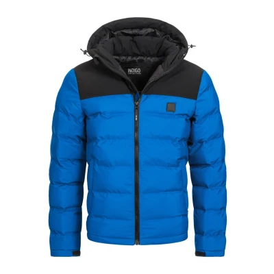 Abbildung von Indicode Jeans Stepp Eberhardy Winterjacke, Herren, Größe: Medium, Sapphire