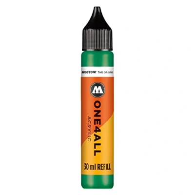 Abbildung von Molotow ONE4ALL Refill Acryl, Farbe 235 türkis 30 ml, Nachfülltinte für Permanentmarker