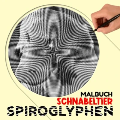 Abbildung von Schnabeltier Spiroglyphen Malbuch: Malvorlagen zum Zeichnen von Linien Kunst 30 versteckte Bildseiten für Geburtstag, Weihnachtsgeschenke
