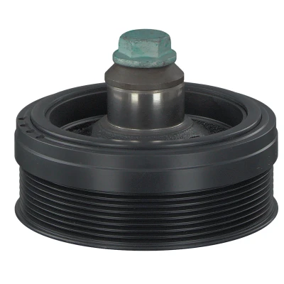 Abbildung von febi BILSTEIN 33653 Kurbelwellenriemenscheibe 8PK 152 7 mit Rohrverbinder, Schraube, für Kurbelwelle Plus MERCEDES BENZ: ML Klasse, R Klasse