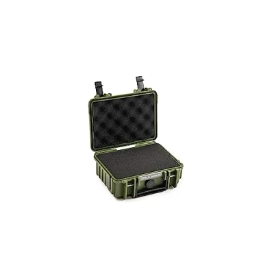 Abbildung von B&amp;W International Transportkoffer Outdoor Typ 500 Bronze Grün mit Würfelschaum wasserdicht nach IP67 Zertifizierung, staubdicht, bruchsicher und unverwüstlich
