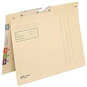 Abbildung von Esselte Leitz Pendelhefter Orgacolor®, Schlauchheftung Flexofil, kfm. Heftung, Karton, chamois