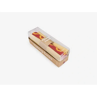 Abbildung von Doiy Hot Dog Kniestrümpfe, Braun und Rot