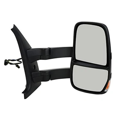 Abbildung von Außenspiegel Johns 40 43 38 50 rechts langer Spiegelarm, mit Antenne, konvex IVECO: Daily 4 Kasten/Kombi, V Kasten / Kombi