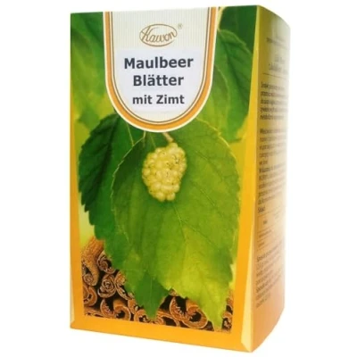 Abbildung von Maulbeerblätter Tee mit Zimt, 3 Packungen, 3x 20 Teebeutel, für normalen Blutzucker, Zucker balance, Extrakt, kapseln, Kohlenhydrate, Gewichtskonrolle natürlich