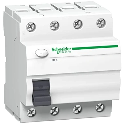 Abbildung von Schneider Electric Fehlerstrom Schutzschalter IDK 4P 25A 30MA TYP A, A9Z01425