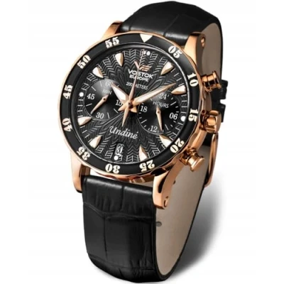 Abbildung von Vostok Europe Damen Analog Quarz Uhr mit Silikon Armband VK64 515B568