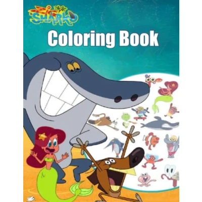 Abbildung von Zig And Sharko Coloring Book: A Fantastic Book For Fans Of &amp; To Have Fun Unleash Artistic Potential 8.5&quot; X 11&quot; inch