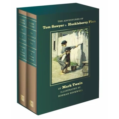 Abbildung von The Adventures of Tom Sawyer and Huckleberry Finn: Norman Rockwell Collector&#039;s Edition (Abbeville Illustrated Classics)