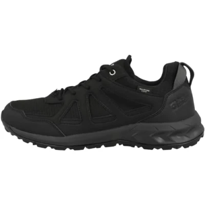 Abbildung von Jack Wolfskin Woodland Texapore LOW Outdoor Hikingschuh, Herren, Größe: 40, Black Schuhe