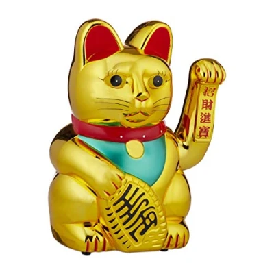 Abbildung von relaxdays Winkekatze XXL