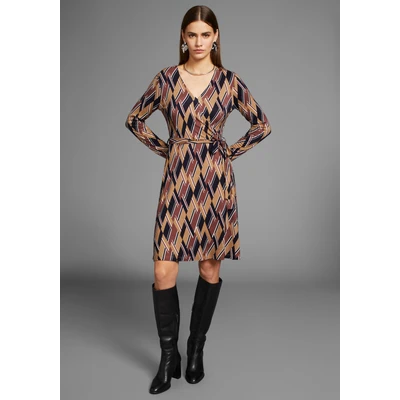 Abbildung von HECHTER PARIS Jerseykleid mit eleganten Print NEUE KOLLEKTION