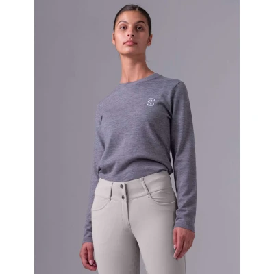 Abbildung von PS of Sweden Sweater Logo Mid Grey MelangeVerkauft von Agradi