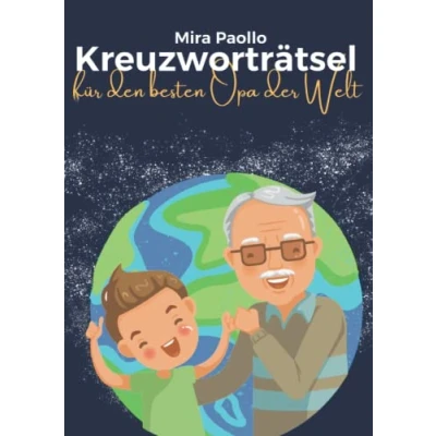 Abbildung von Kreuzworträtsel für den besten Opa der Welt: Großdruck Rätselbuch wahre Experten große Schrift Senioren Geschenkidee zum Geburtstag