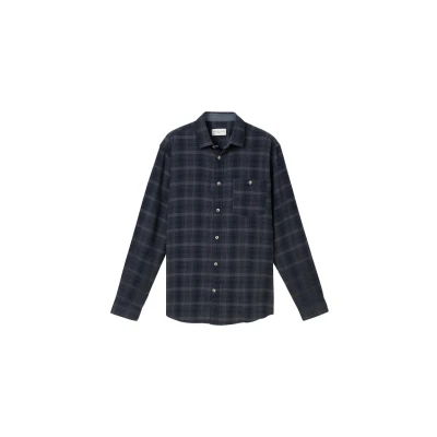 Abbildung von TOM Tailor Kariertes Hemd, Herren, Größe: XXL, Navy tonal check