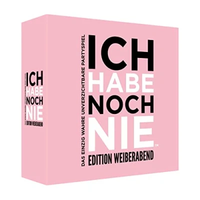 Abbildung von Ich Habe Noch Nie Weiberabend Gesellschaftsspiel Rosa Party