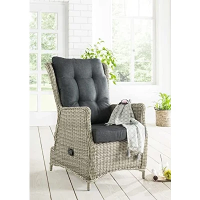 Abbildung von Destiny Gartensessel &quot;CASA RELAX&quot;, (Set, 1 St., 1x Sessel, inkl. Auflagen), Polyrattan, stufenlos verstellbar, Auflage
