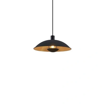 Abbildung von Lindby Hängelampe Narisara, Ø 40 cm, E27, schwarz gold