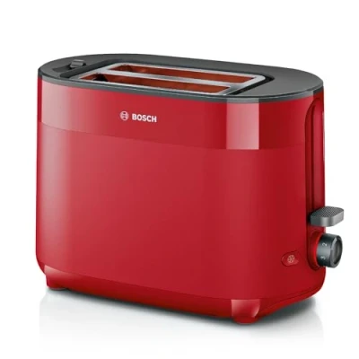 Abbildung von BOSCH Toaster &quot;MyMoment TAT2M124&quot;, 2 Schlitze, für Scheiben, 950 W, integrierter Brötchenaufsatz, Auftaufunktion, Brotzentrierung, AutoOff