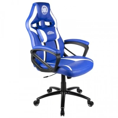 Abbildung von Konix My Hero Academia Gaming Bürostuhl 15 Sitzneigung Glattes Polyurethanleder Blau und Weiß
