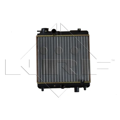 Abbildung von NRF 58659 Kühler, Motorkühlung Aluminium 360 310 34 Kühlrippen mechanisch gefügt FIAT: Panda I Schrägheck, SEAT: Marbella Schrägheck
