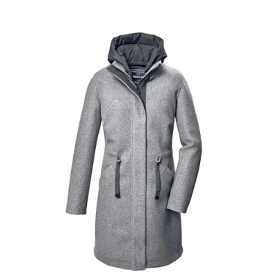 Abbildung von G.I.G.A. DX Damen Fleece Parka/Mantel mit abknöpfbarer Kapuze GW 46 WMN PRK, dunkelnavy, 36, 41988 000