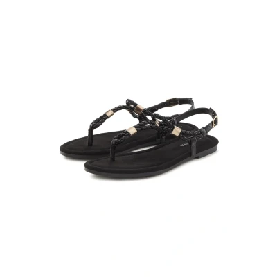 Abbildung von Vivance Sommerschuh Sandale Zehentrenner, Sommerschuh, Sandalette mit raffinierten Riemchen