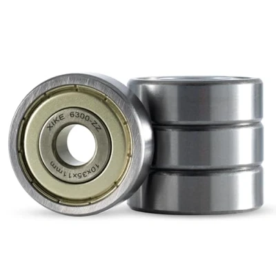 Abbildung von XiKe 4 Stück 6300ZZ Kugellager 10x35x11mm Chromstahl und Vorgeschmiert, 6300 2Z Rillenkugellager mit Metall Doppeldichtungen.