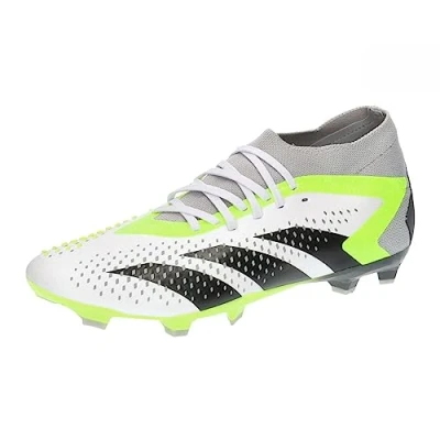 Abbildung von adidas Performance Predator Accuracy 2 FG Fußballschuh Nocken, Herren, Größe: 42, Footwear white/core black/lucid lemon Schuhe