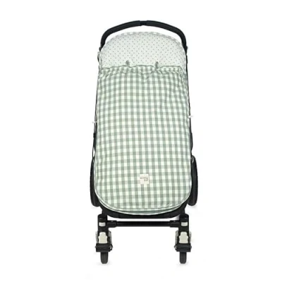Abbildung von Walking Mum Remy Fußsack für Kinderwagen, universell einsetzbar und kompatibel mit den meisten Grün, 36358, 1,0 Stück