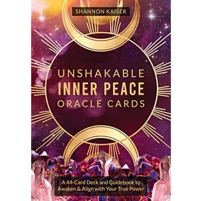 Abbildung von Unshakable Inner Peace Oracle Cards: A 44 card Deck and Guidebook to Awaken &amp; Align With Your True Power