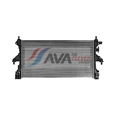 Abbildung von PRASCO CN2322 Kühler, Motorkühlung Aluminium 782 416 34 mit Schnellkupplungen Kühlrippen mechanisch gefügt CITROËN: Jumper II Kastenwagen