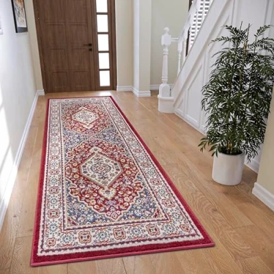 Abbildung von HANSE Home Läufer &quot;Orient Teppich Mochi&quot;, rechteckig, Orientalisch, Orient, Kurzflor, Wohnzimmer, Schlafzimmer, Esszimmer