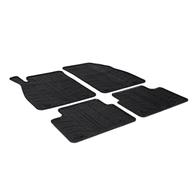 Abbildung von Gledring 0091 Fußmattensatz Gummi vorne und hinten 4 schwarz 750mm 550mm OPEL: Insignia A Sports Tourer, Schrägheck, Limousine
