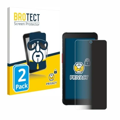 Abbildung von BROTECT (2 Stück Anti Spy Blickschutzfolie für Samsung Galaxy XCover 5 Privacy Screen Protector [Displayschutz Folie, Sichtschutz, Blaulichtfilter]