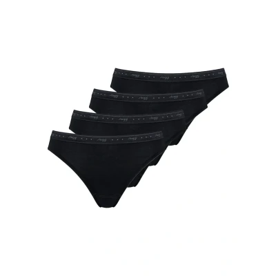 Abbildung von Sloggi 4ER PACK Slip, Damen, Größe: 40, Schwarz